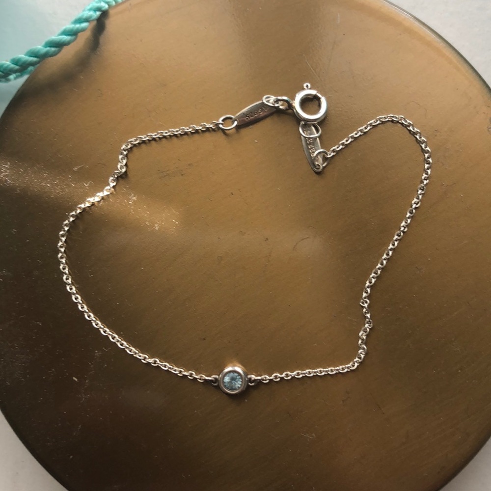 Tiffany color by the yard aquamarine bracelet